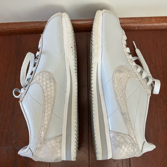 Nike Classic Cortez Premium W Leather Uppers Snake Scale grey size 8.5 US 6 UK - Picture 7 of 12